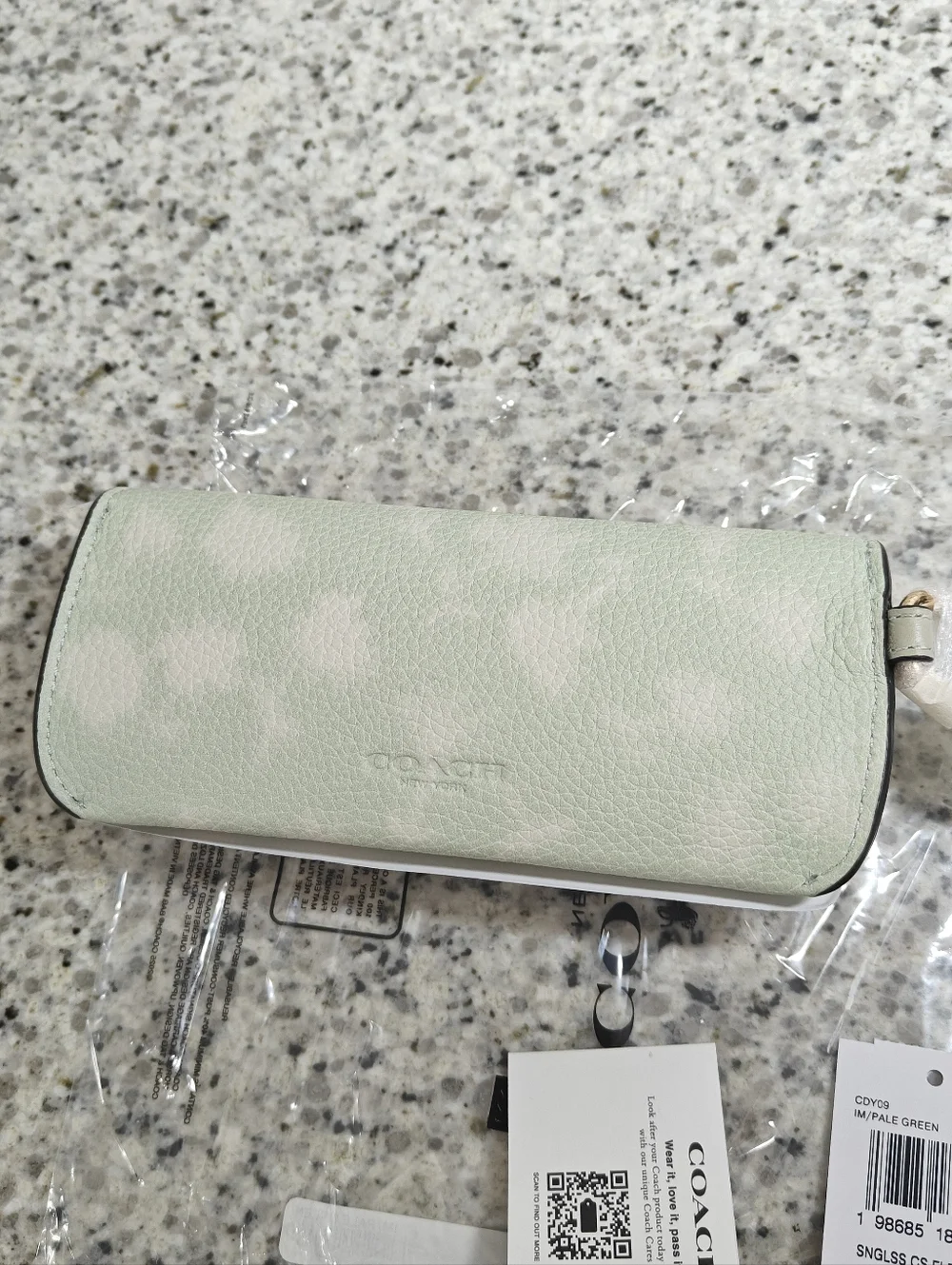 Coach Sunglasses Case With Floral Print (Gold, green) - Picture 7 of 8